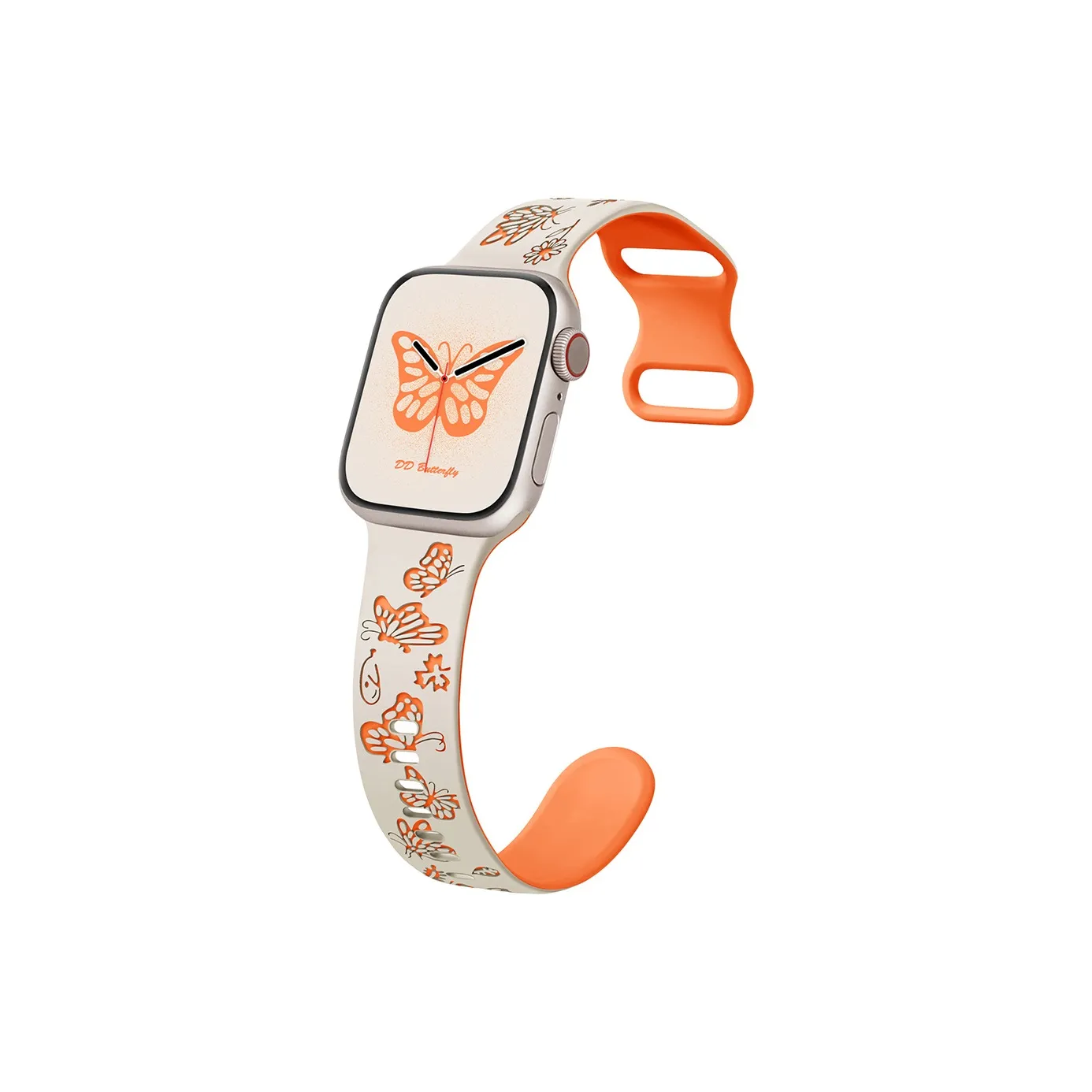 SOUTU Strap Apple Compatibility Silicone Material 38/40/41MM / 42/44/45/49MM