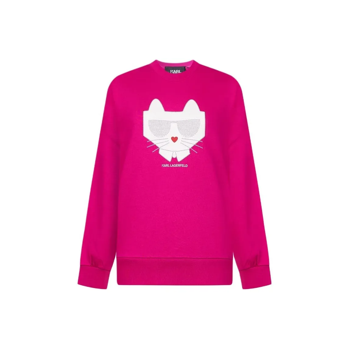 Свитшот Karl Lagerfeld женский фуксия