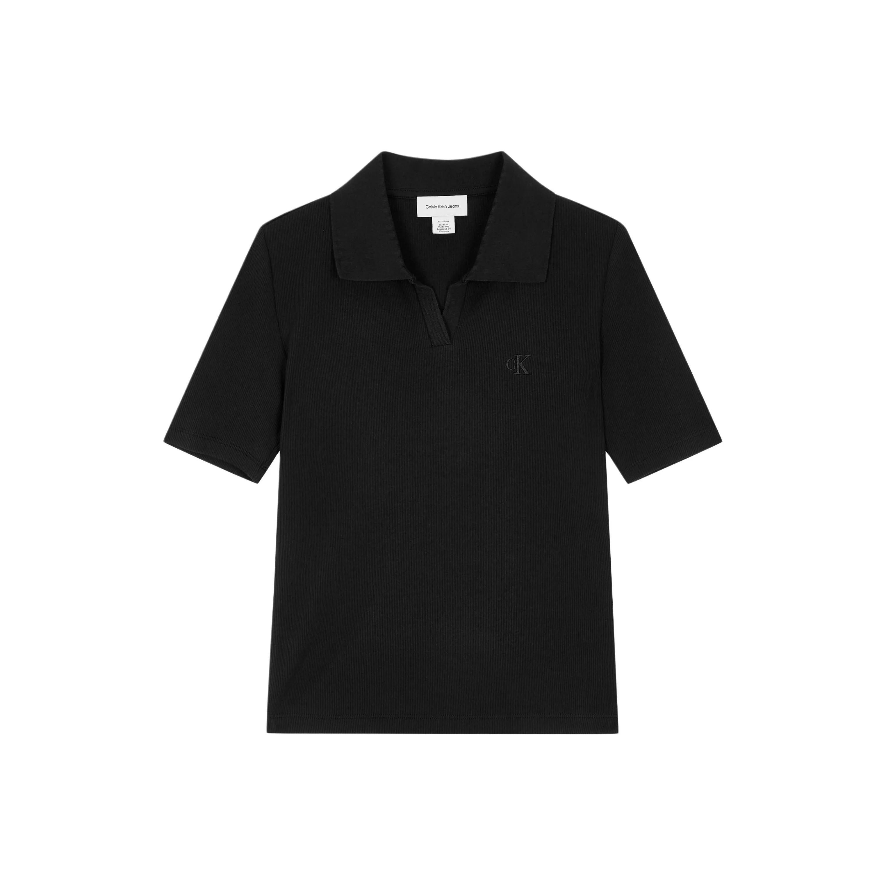 CALVIN KLEIN Polo Shirt Women's Black