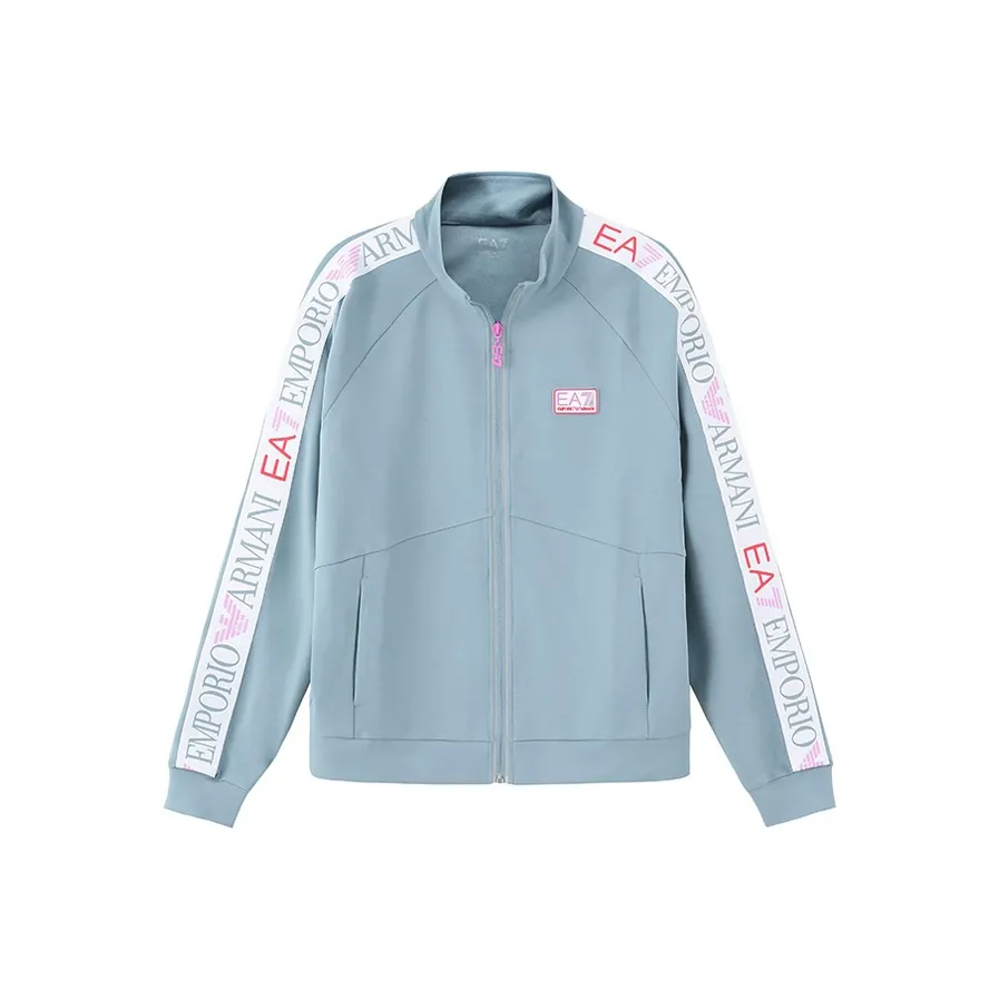 EMPORIO ARMANI EA7 Куртки и Пальто Женские Бирюзовый