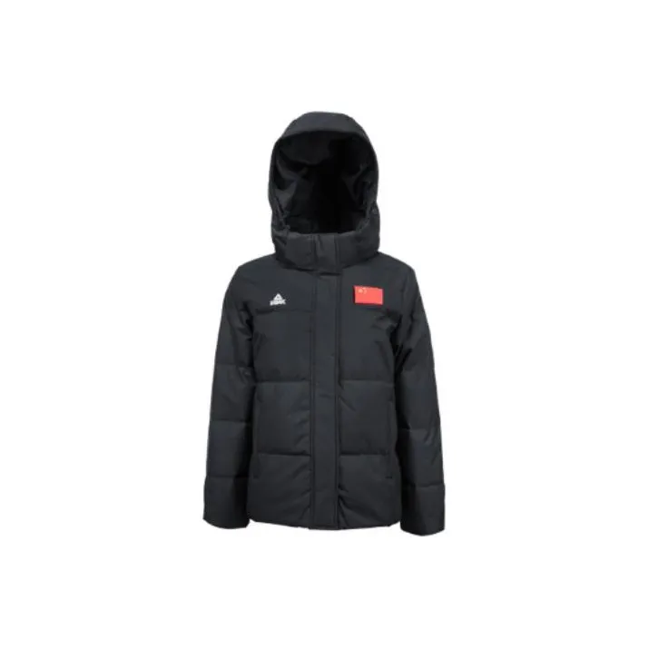 PEAK Comprehensive Sports Series Женские пуховые куртки черного цвета