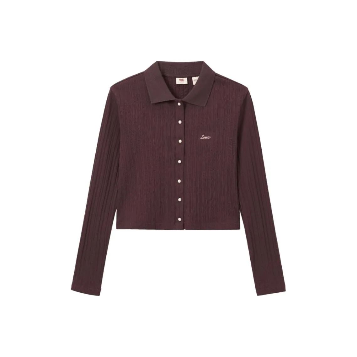 Levi's Стандартная T-рубашка Женская Вино Красный