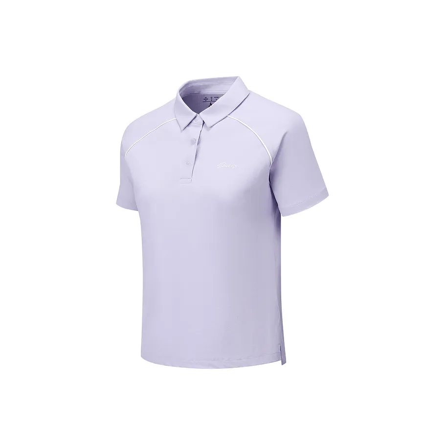 Skechers GODRI Поло Женское Фиолетовое Светлое Дерево