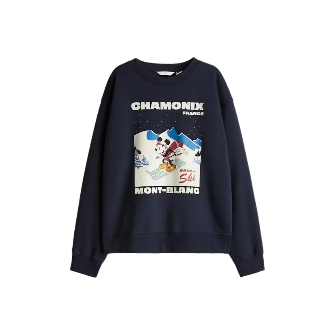 H&M Sweatshirt Women's Marine Blue/Mickey Mouse