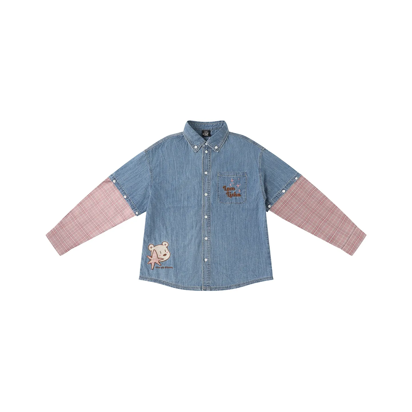 LAMLICKA Синие Женские Рубашки