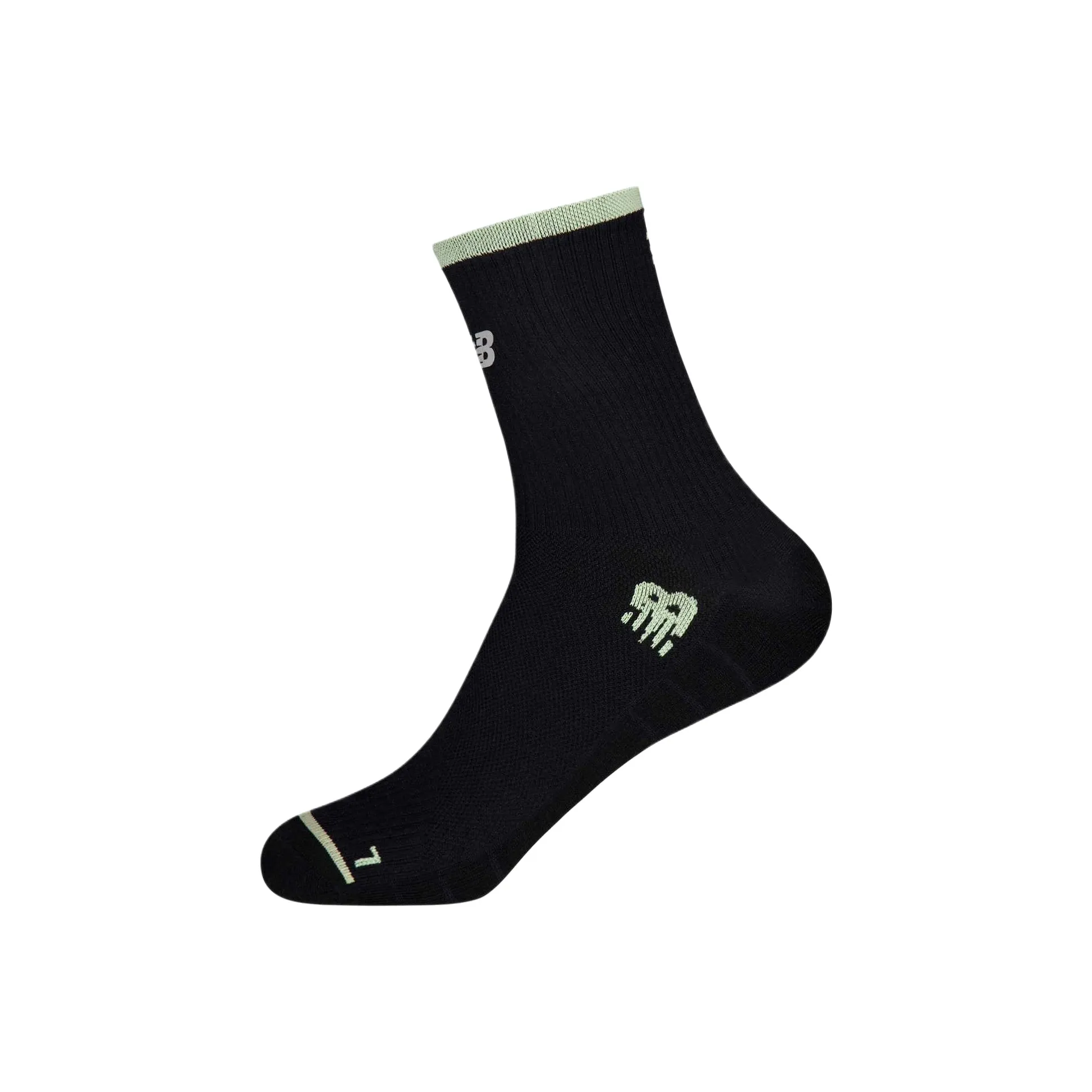 New Balance Running Socks Unisex 1 Pack Black