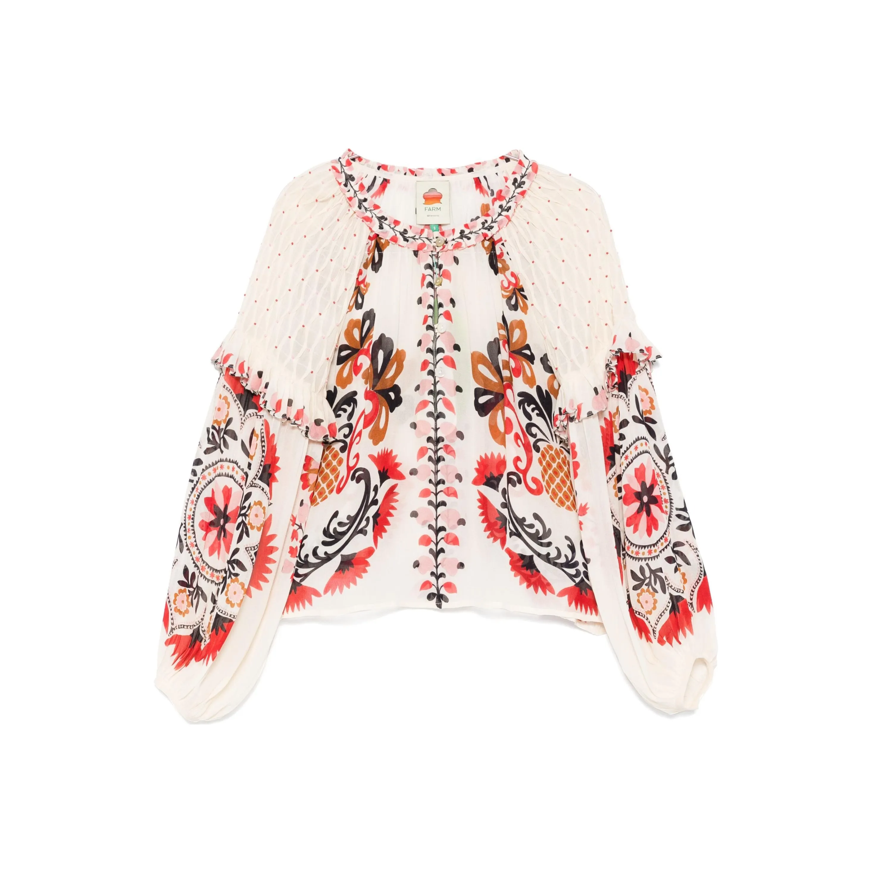 Farm Rio Cashew Mandala Blouse