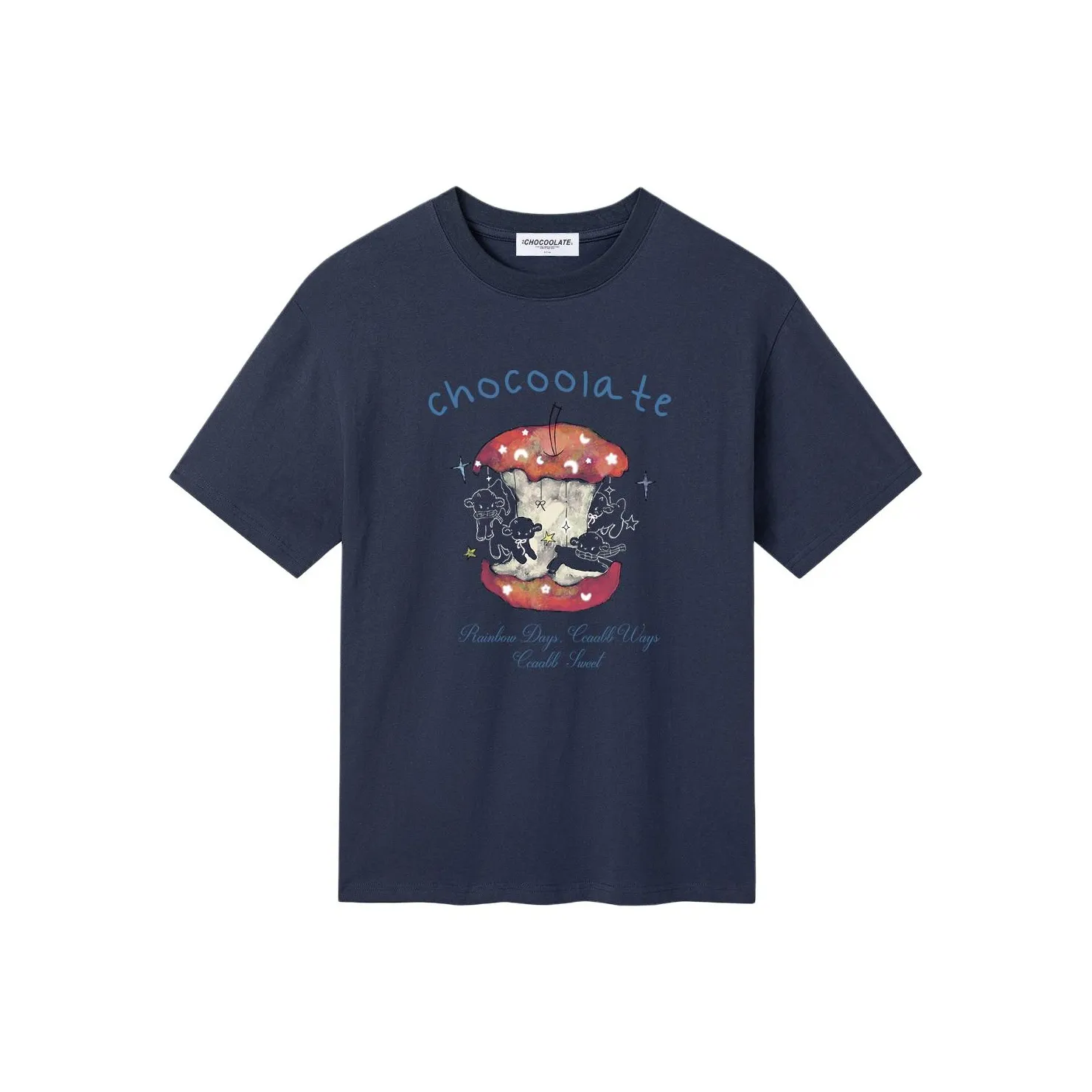 CHOCOOLATE T Рубашка Женская NYX Темно-синий Синий