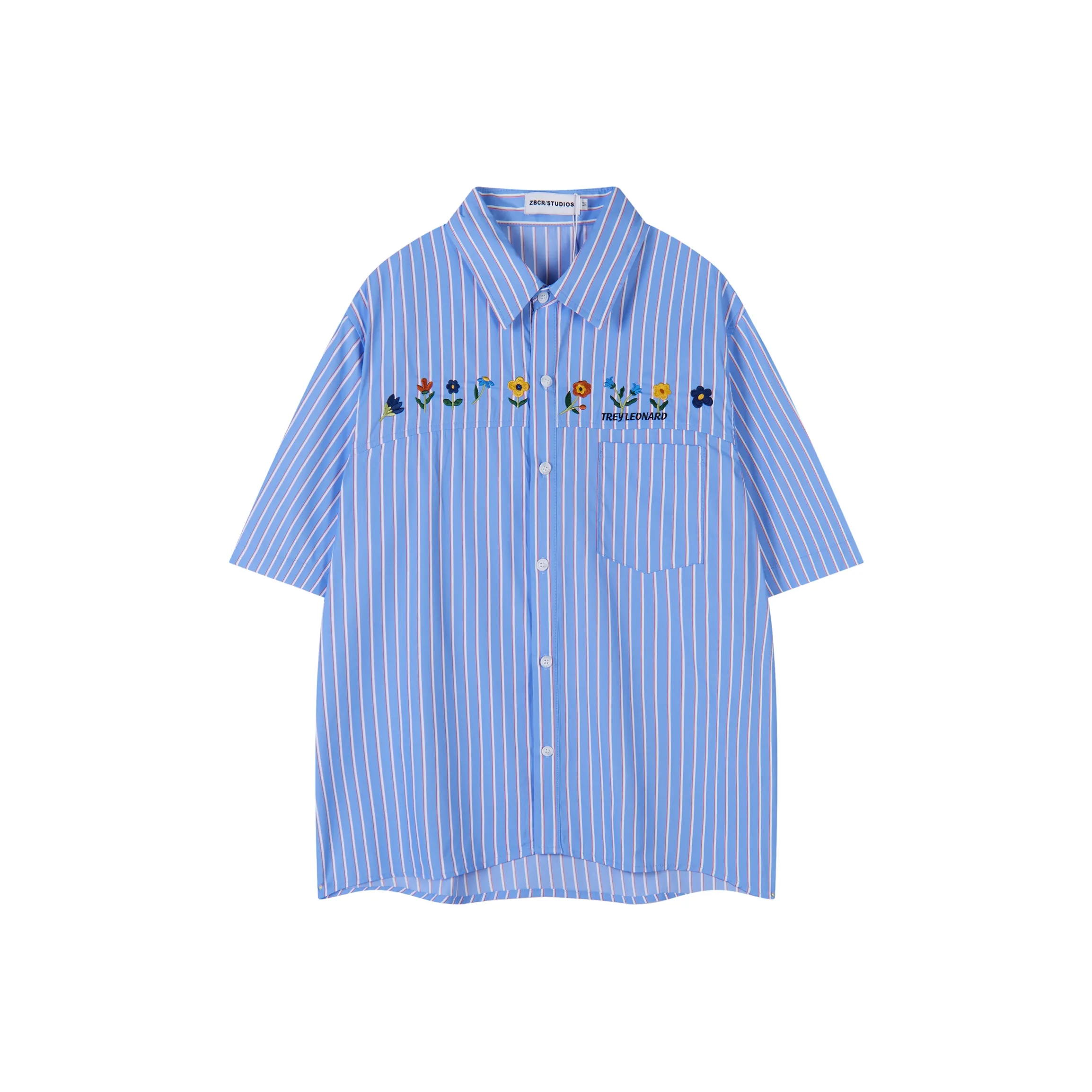 BEAR UNION Синие Унисекс Рубашки