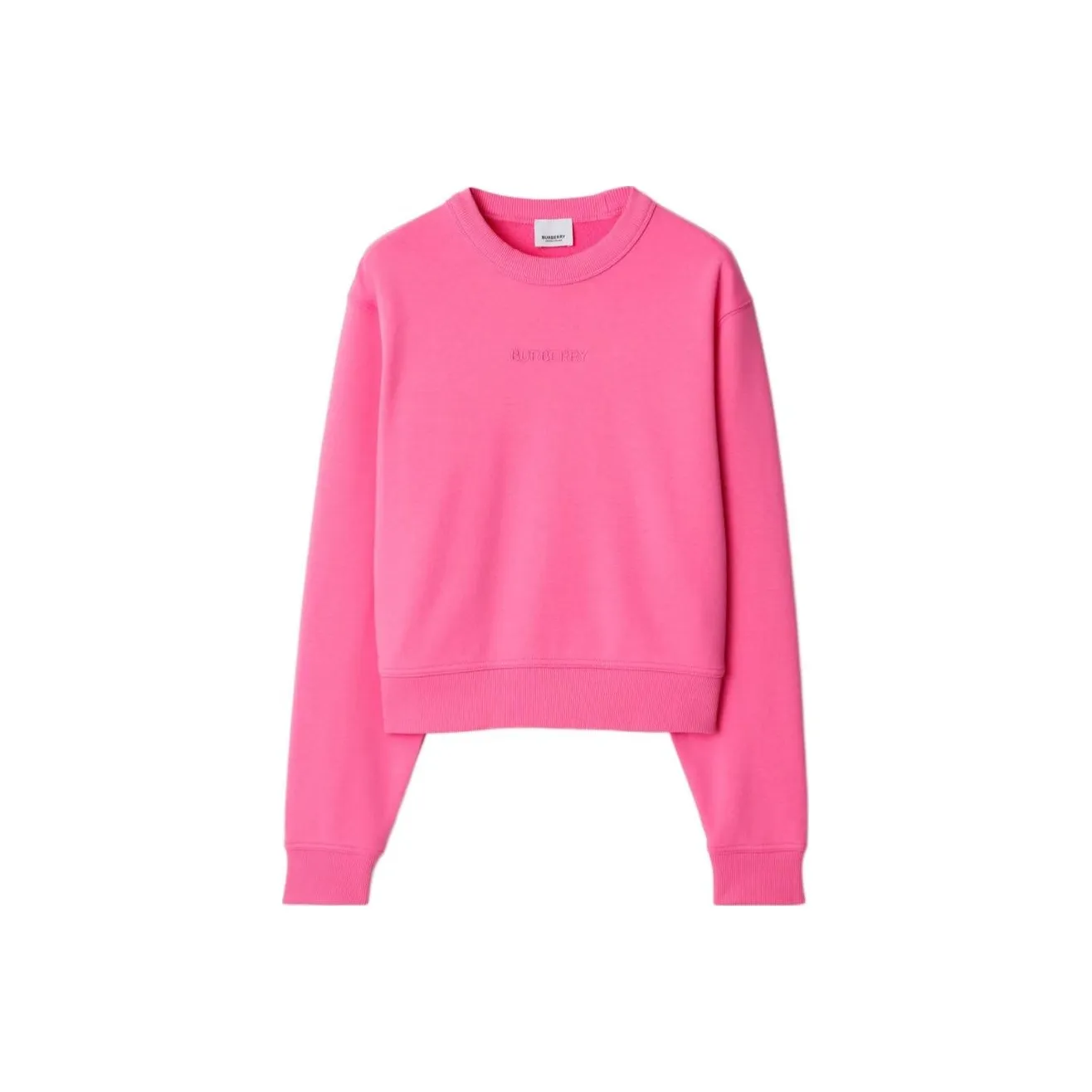 Burberry SS24 Sweatshirt Women's Bubble Gum Pink Red