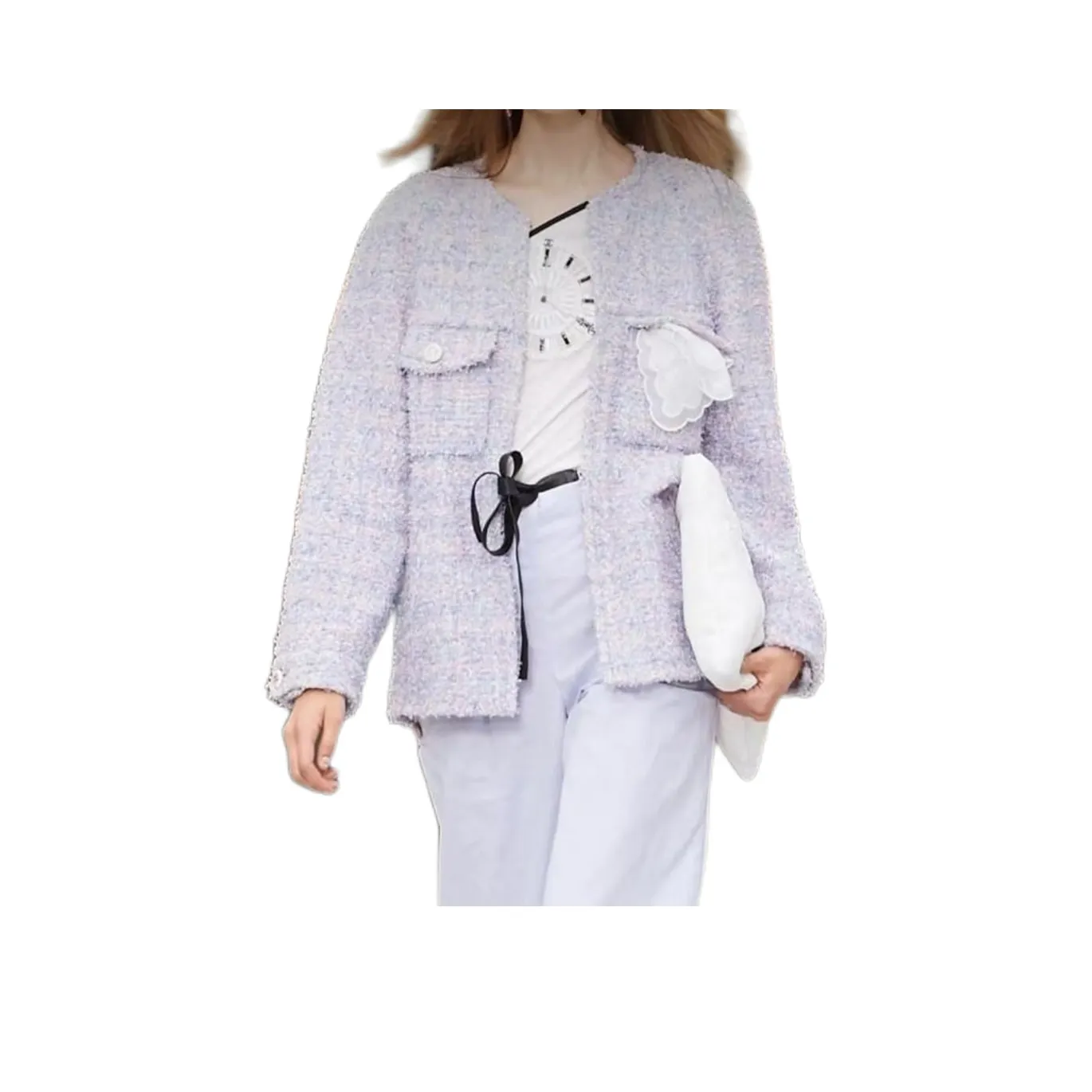 CHANEL Jackets Women's Purple