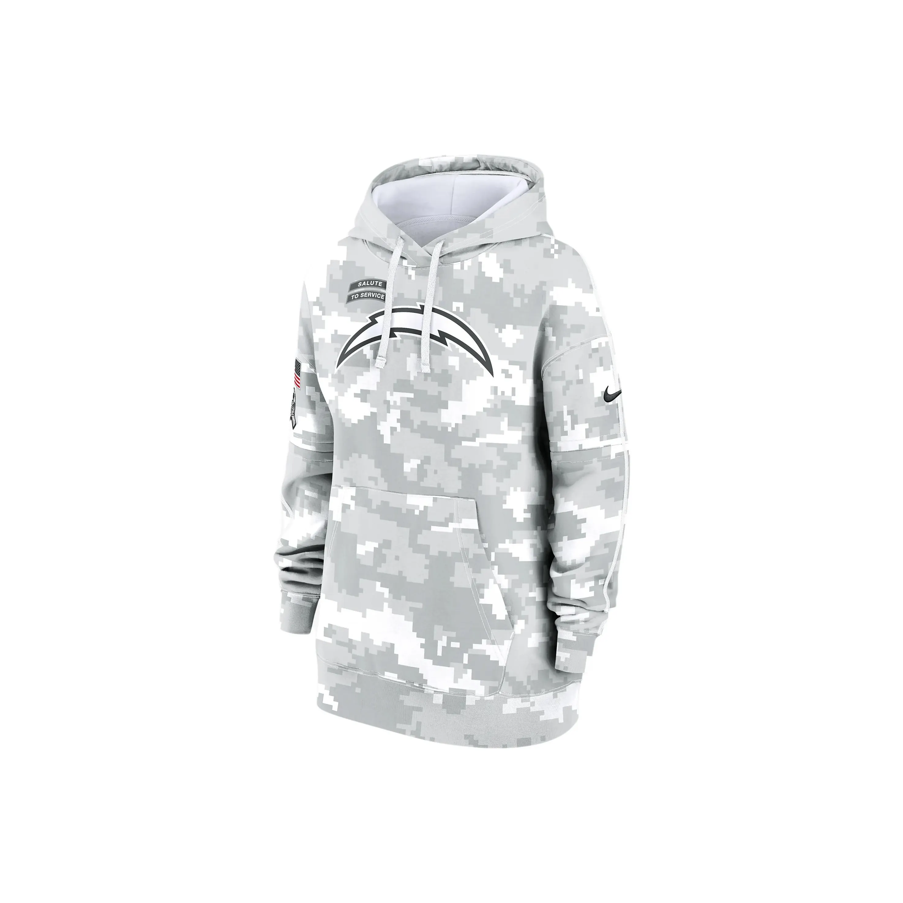 Nike Los Angeles Chargers Salute To Service Primary Edge Club Women's Nike Nfl Pullover Hoodie