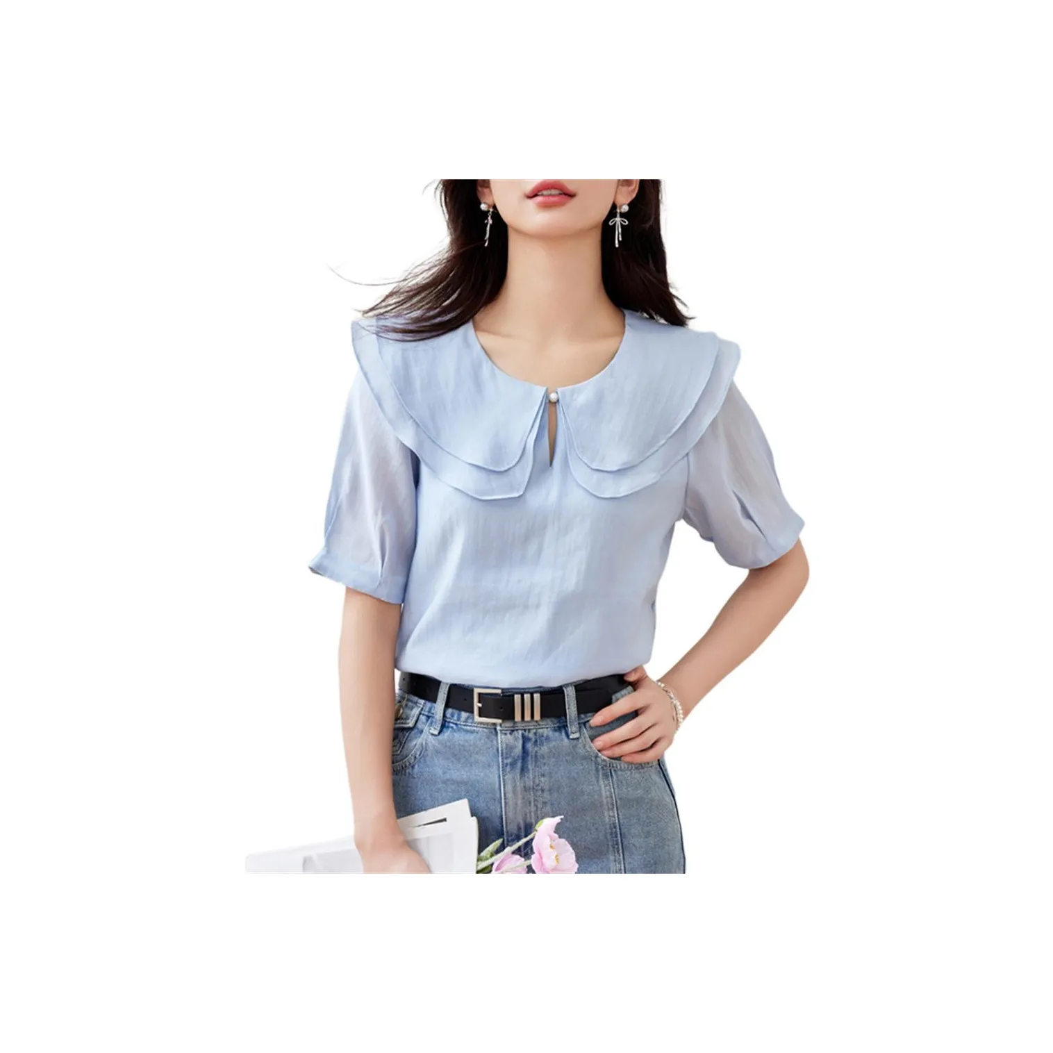 MADALLO Chiffon Shirt Women's Image Color