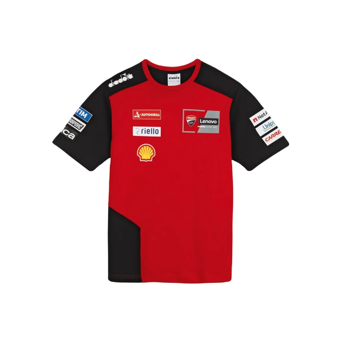 DUCATI GP Team Replica 25 T Рубашка Унисекс Красный Черный