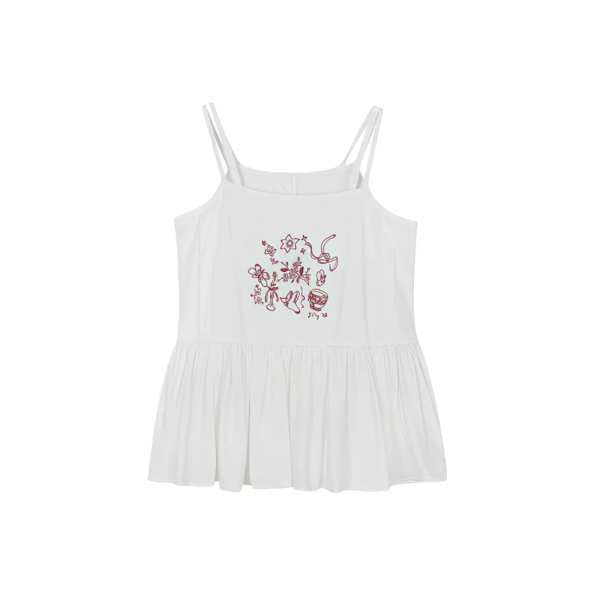 ACJL Белые Женские Камисоли