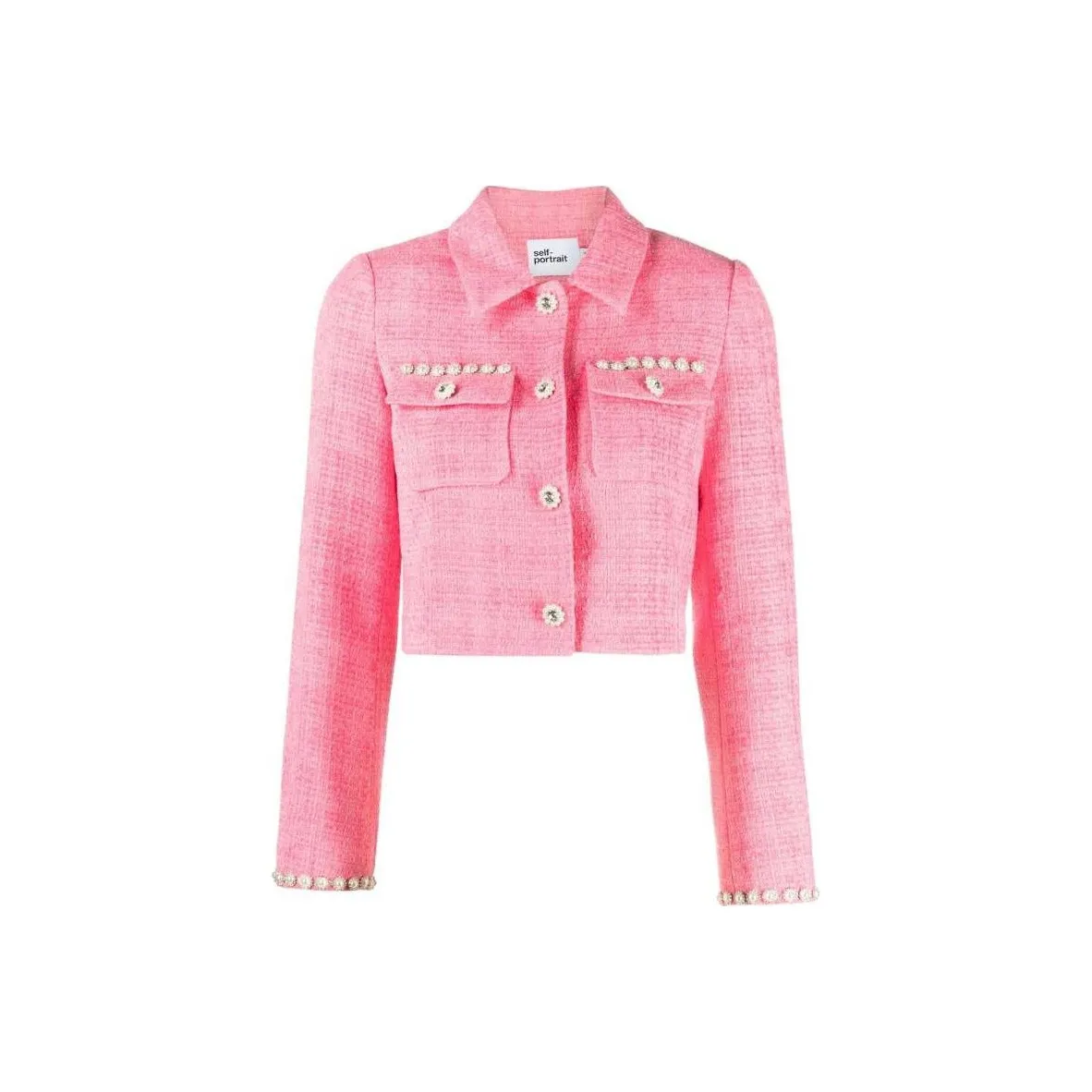 Self Портрет Розовый Женские Куртки