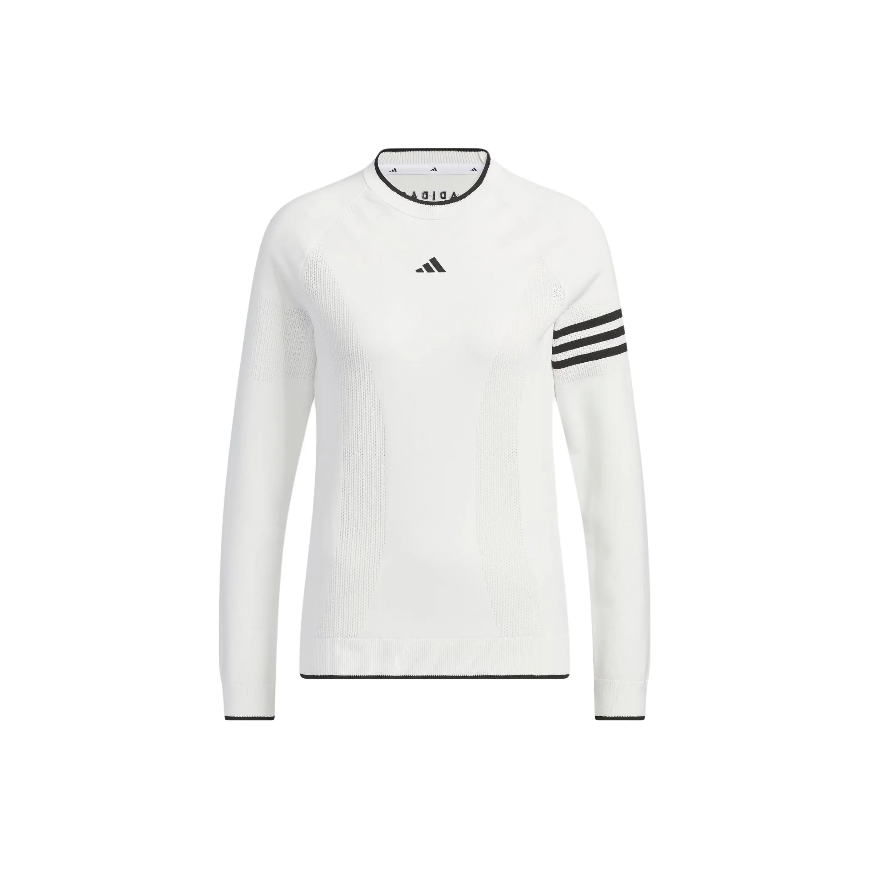 Adidas Длинный рукав Пуловер Свитер Трикотаж Женский Белый