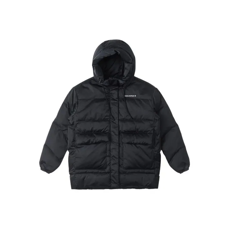 Конверс Черные Женские Пуховики
