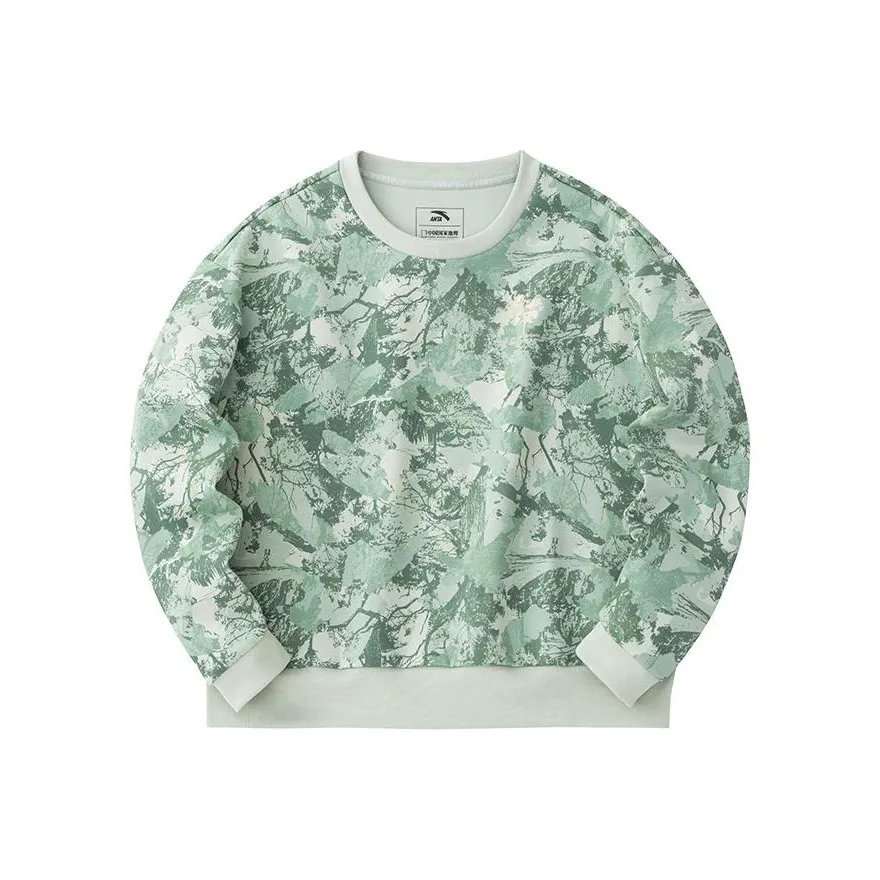 Anta Outdoor Collection Sweatshirt Women's Ceramic Enamel Green