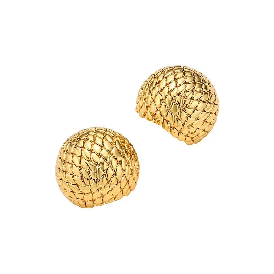 BOONEE ALUS Серьги из меди с золотым покрытием женские