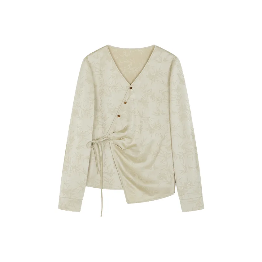 Mo Han Yi Mei Рубашка Женская Ваниль