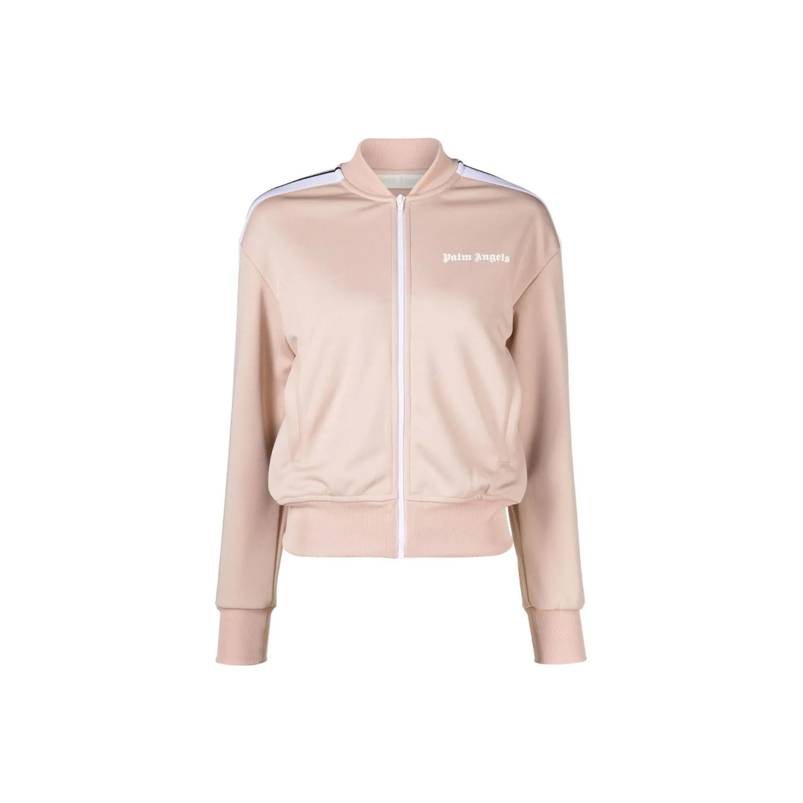 PALM ANGELS Logo Print Bomber Jacket Pink