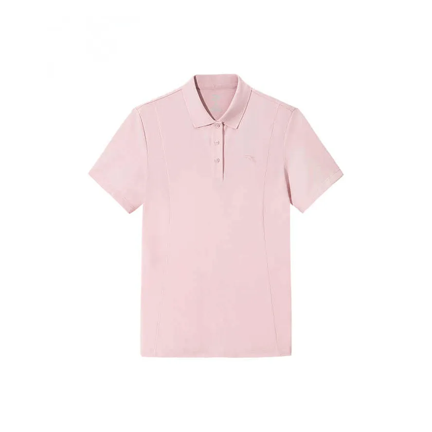 ANTA Sports Life Collection Comprehensive Training Collection Поло Женские Soft and Tender Розовый