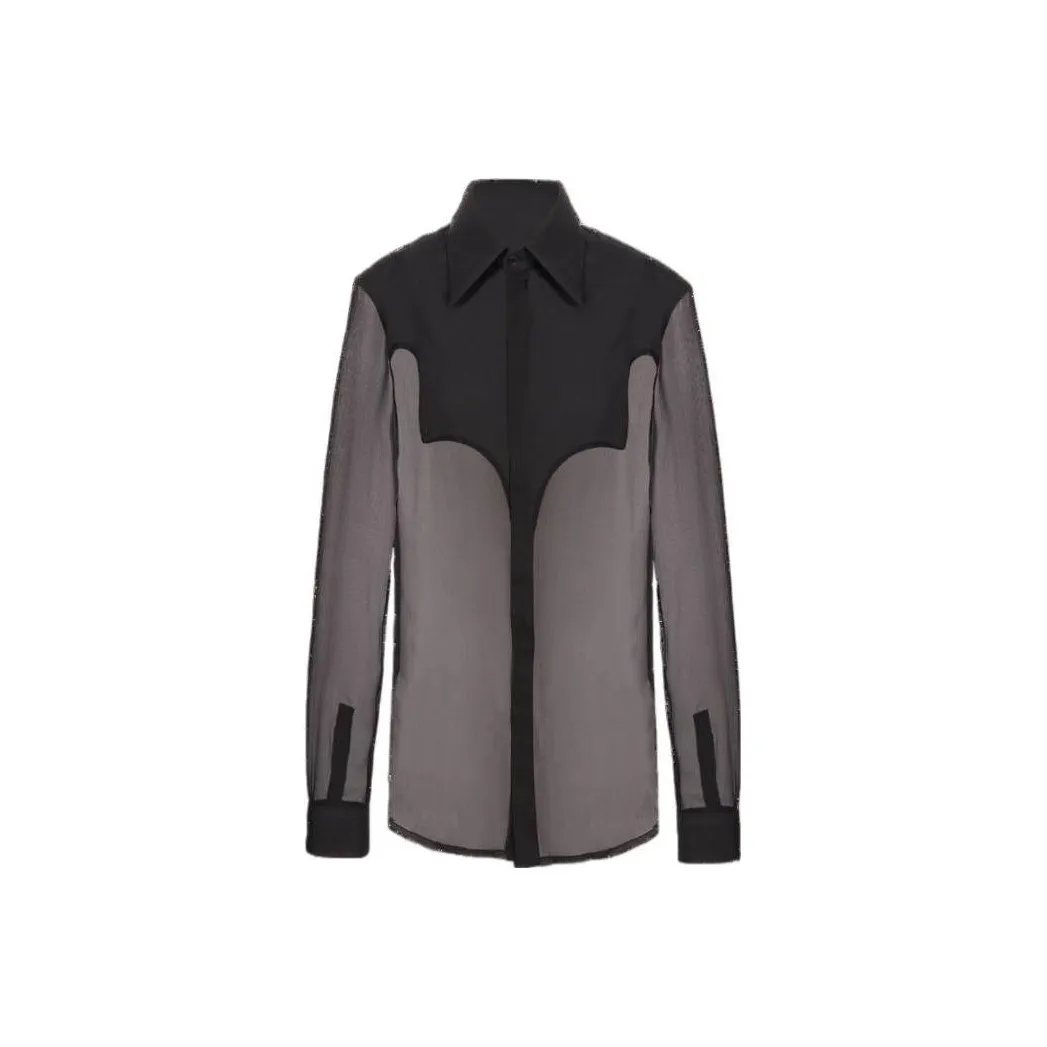 BALMAIN Western Cut Out Detailed Shirt