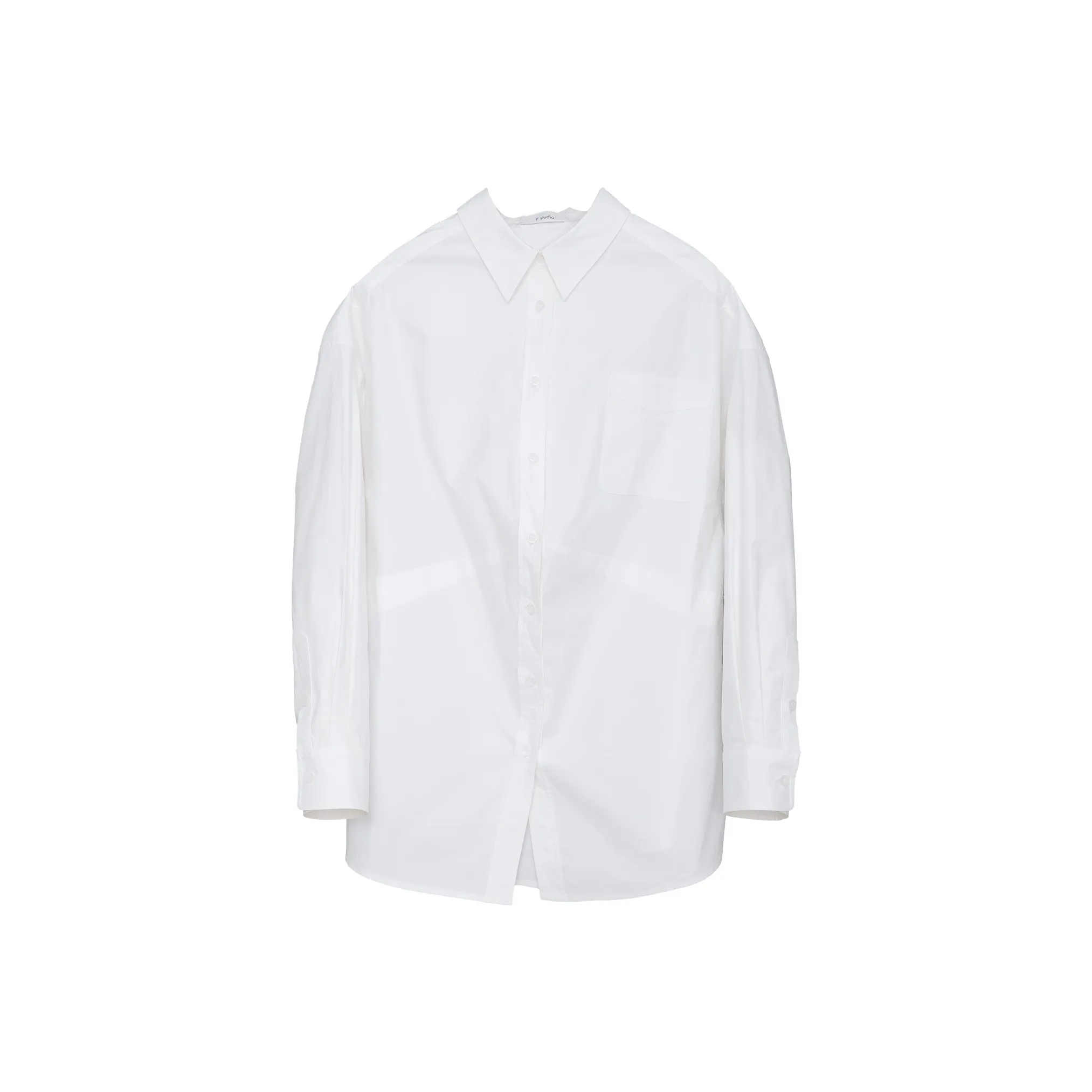 Fstudio Tailored Split Shirt Женская Белая