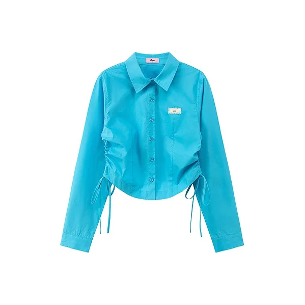 CHUU Небесно-голубой Женские Рубашки