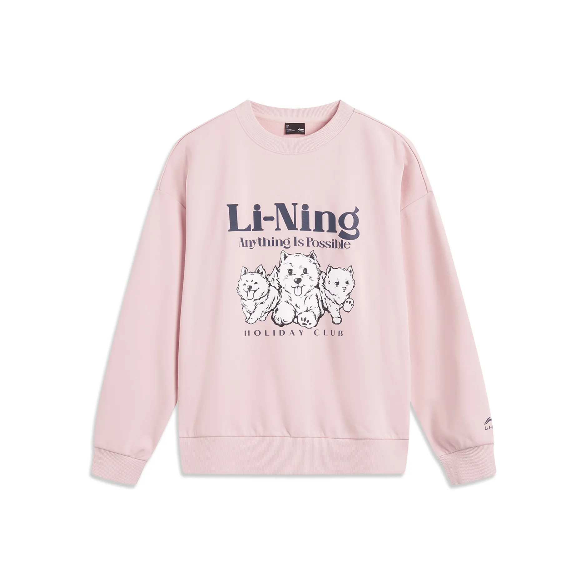 LINING Sports Life Collection Толстовка Женская Светлый Румяно-Розовый