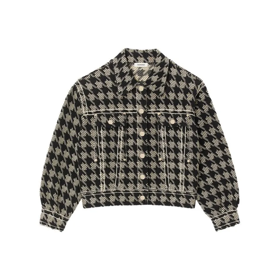 SANDRO Черные Женские Куртки