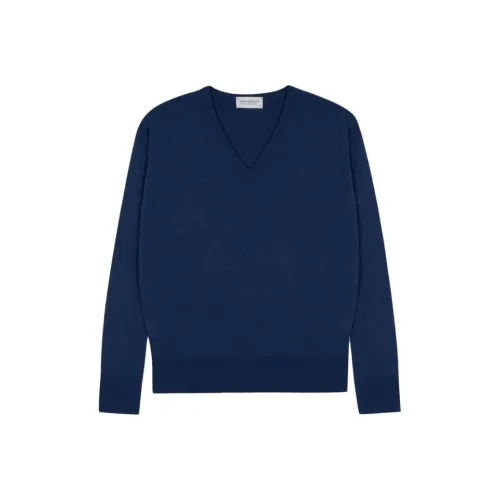 JOHN SMEDLEY Синий Женская Трикотажная Одежда