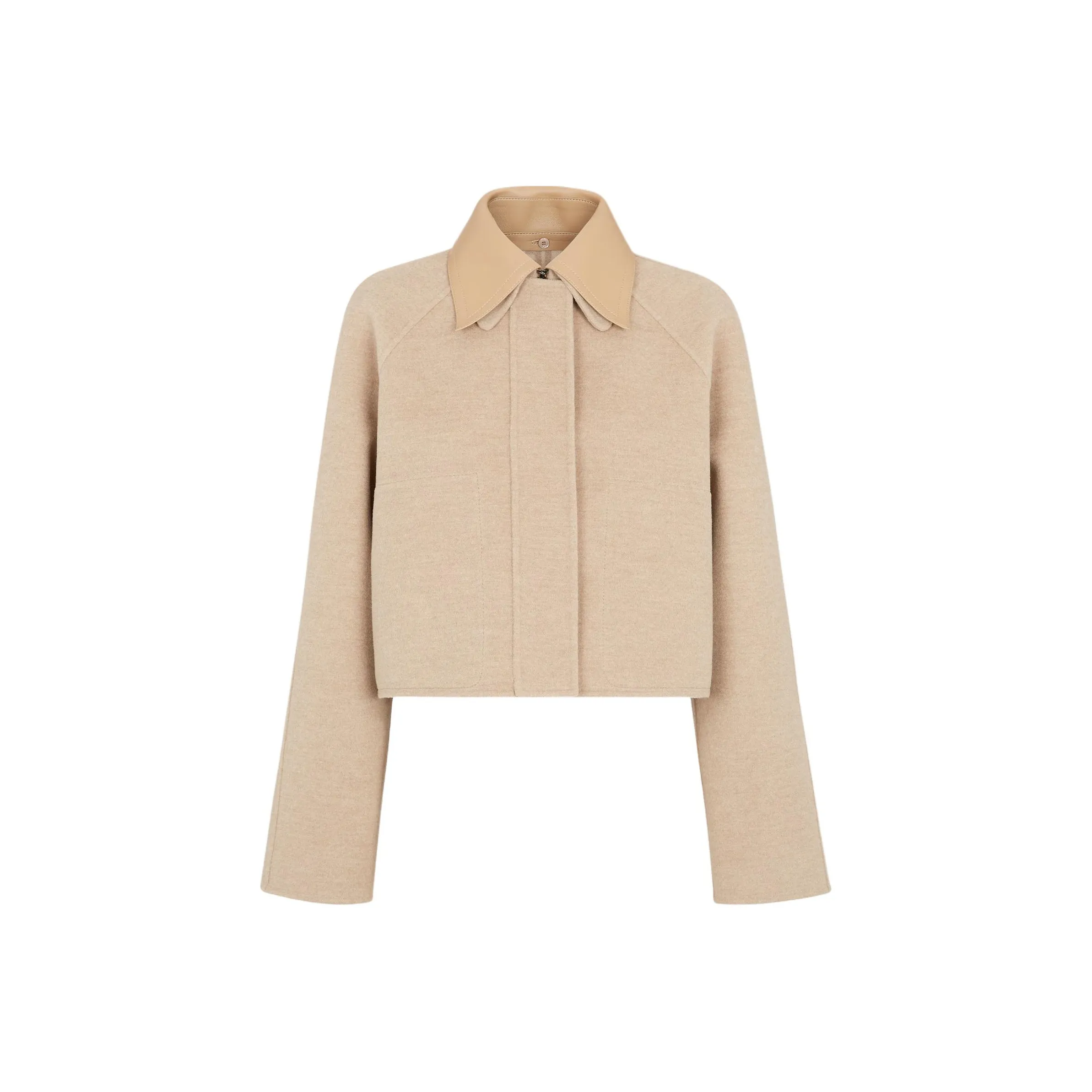 FENDI Ff Printed Reversible Cropped Jacket