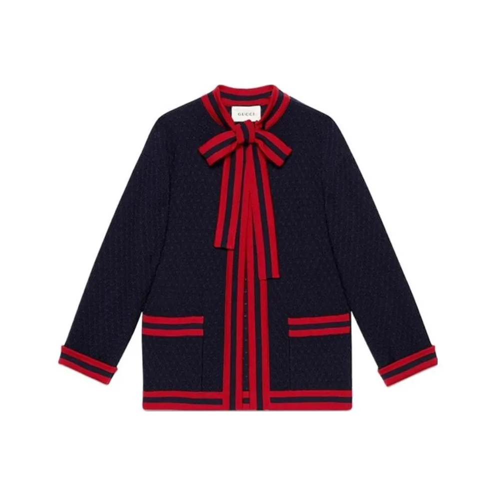 GUCCI FW22 Jackets & Coats Women's Marine Blue