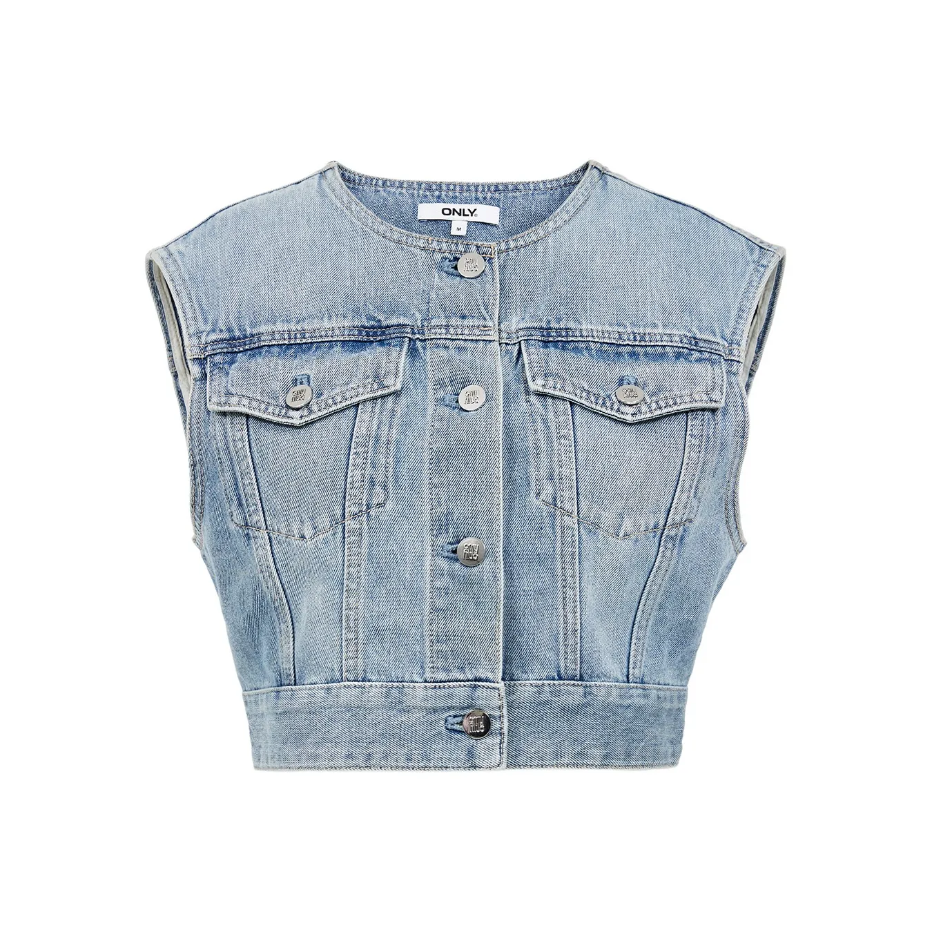 Only J32 210 Промытый деним синий Женские Рубашки