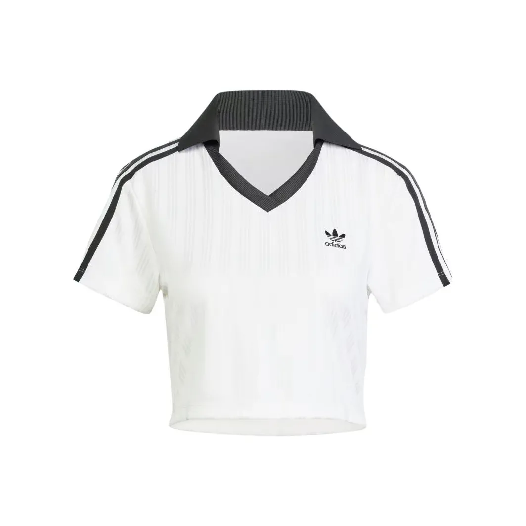 Adidas Football Cropped Polo Shirt