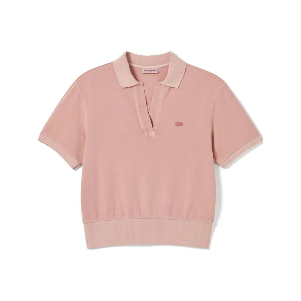 LACOSTE Polo Shirt Women's Pink
