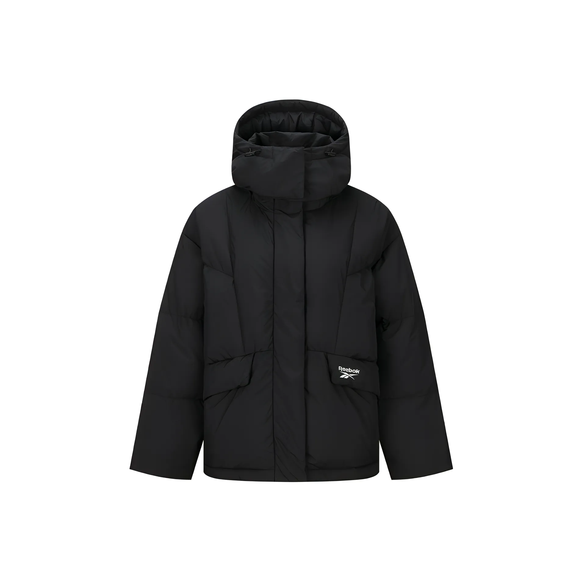 Reebok совместный пуховик женский черный