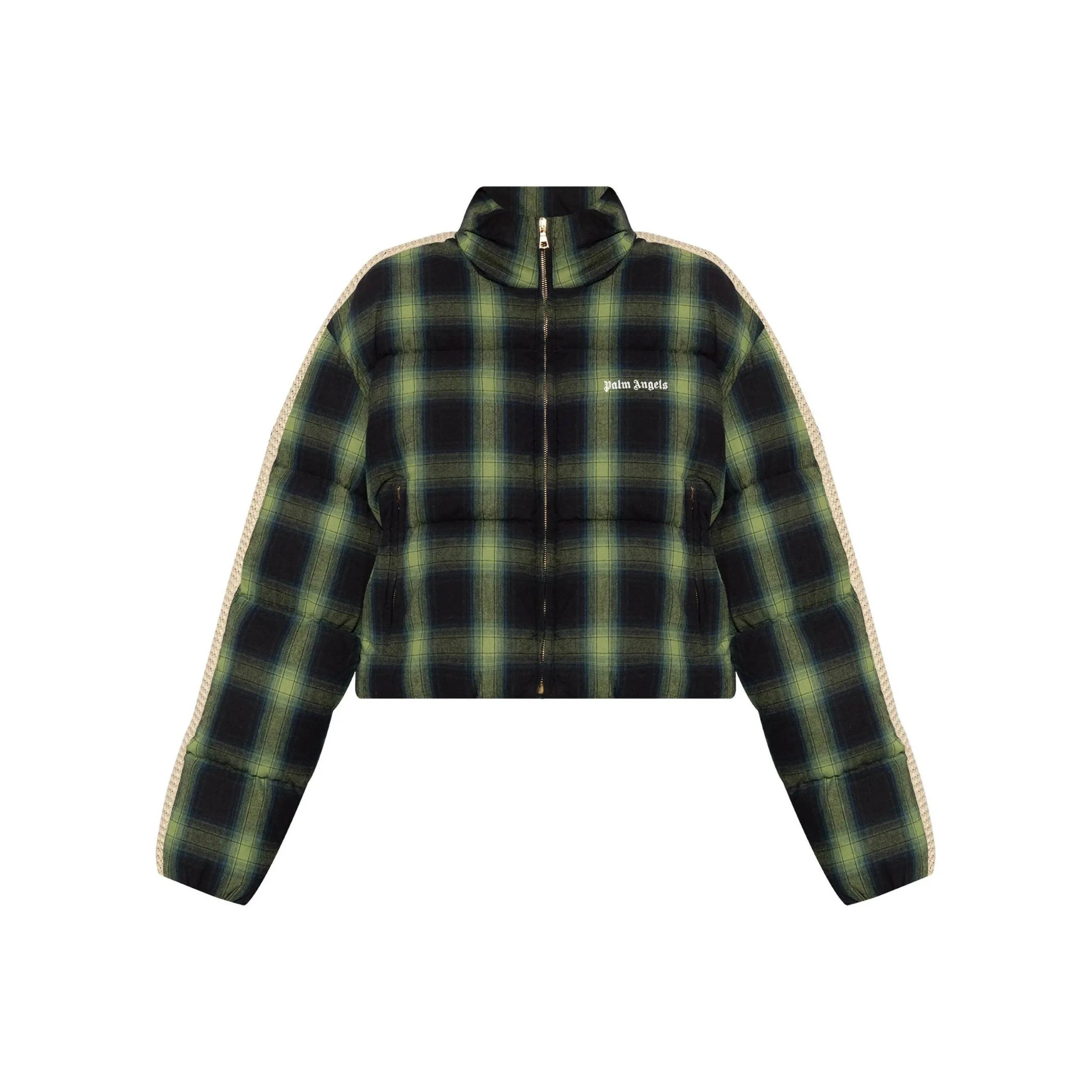 PALM ANGELS Checked Down Jacket