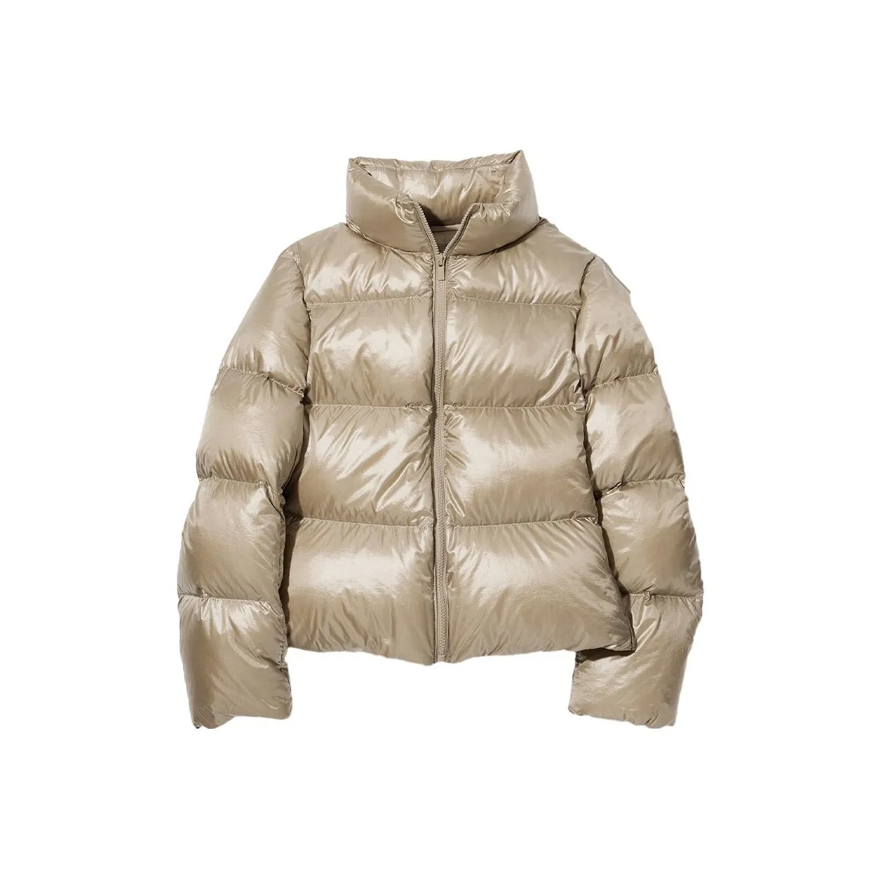 UNIQLO Пуховик Женский Бежевый