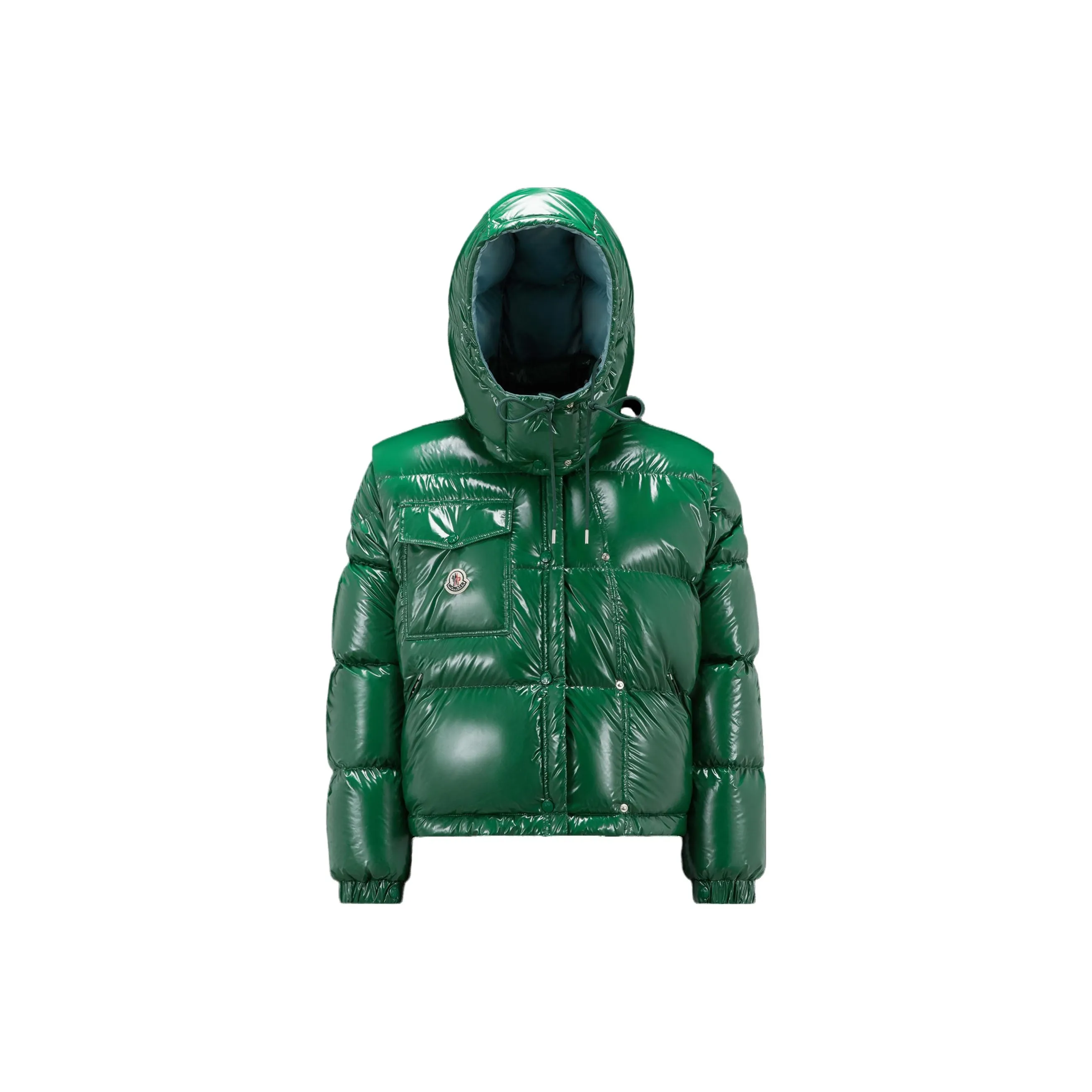 Moncler Karakorum Ripstop Short Down Jacket Green I