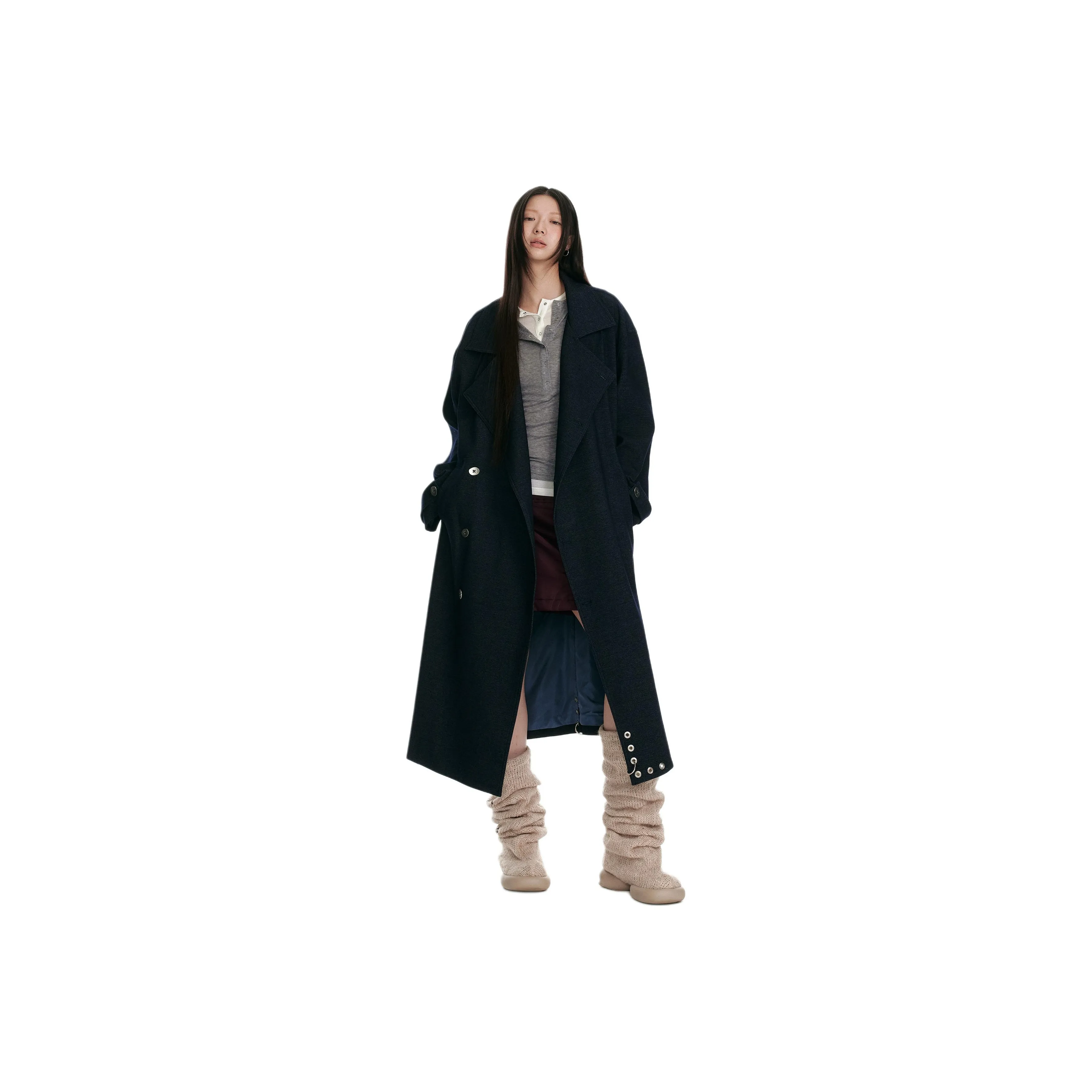 JIKOO Jackets Coats Women's Dark Blue