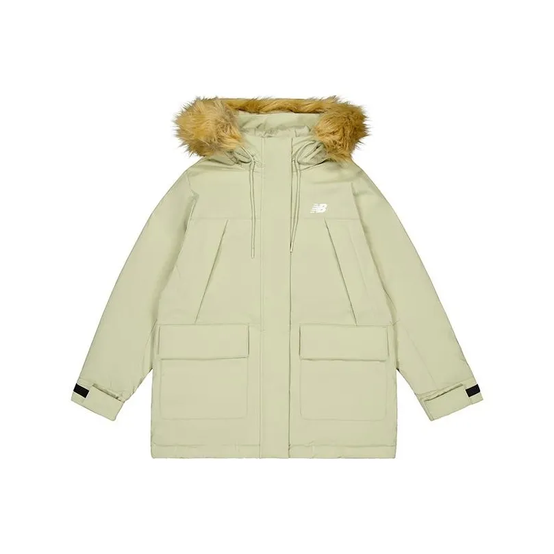 New Balance совместный бренд Пуховик Женские Зеленый