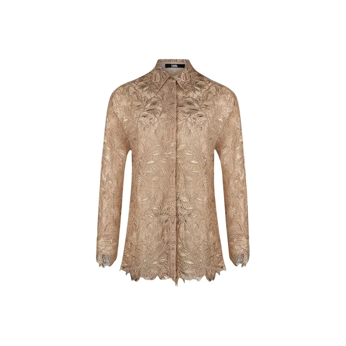 KARL LAGERFELD SS25 Рубашка Женская Золотая
