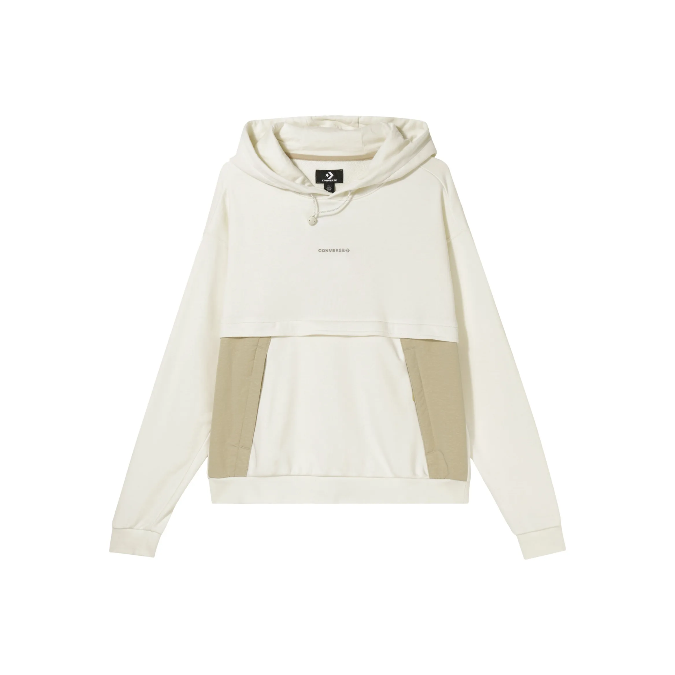 Конверс Wordmark Пуловер Толстовка Свитшот Женская Белая