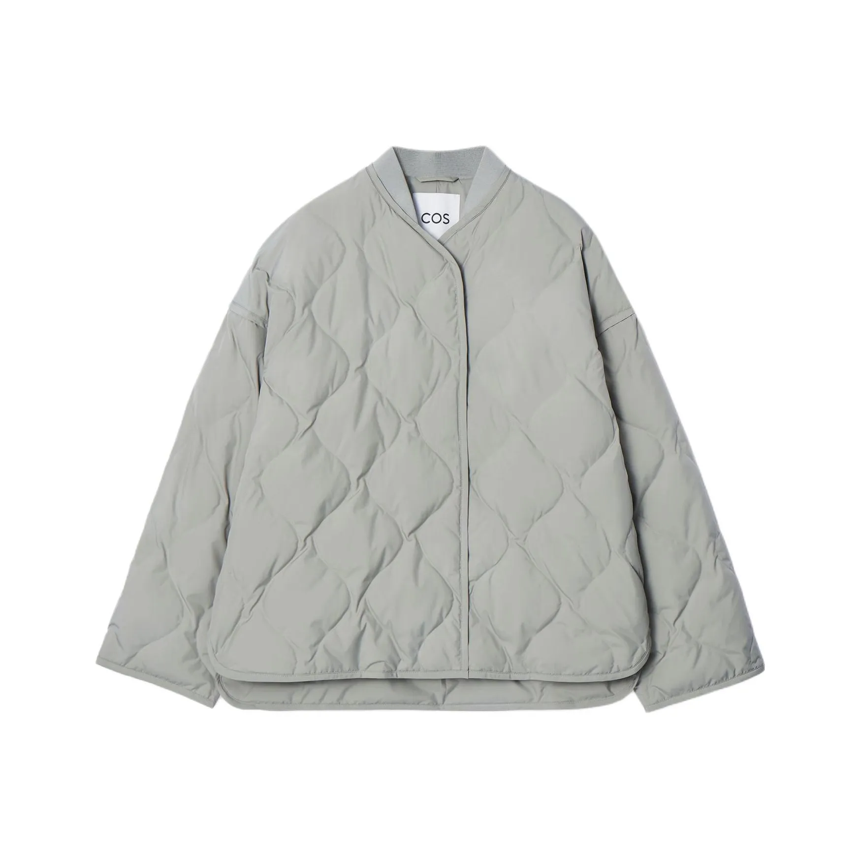 COS Down Jacket Women's Gray Green