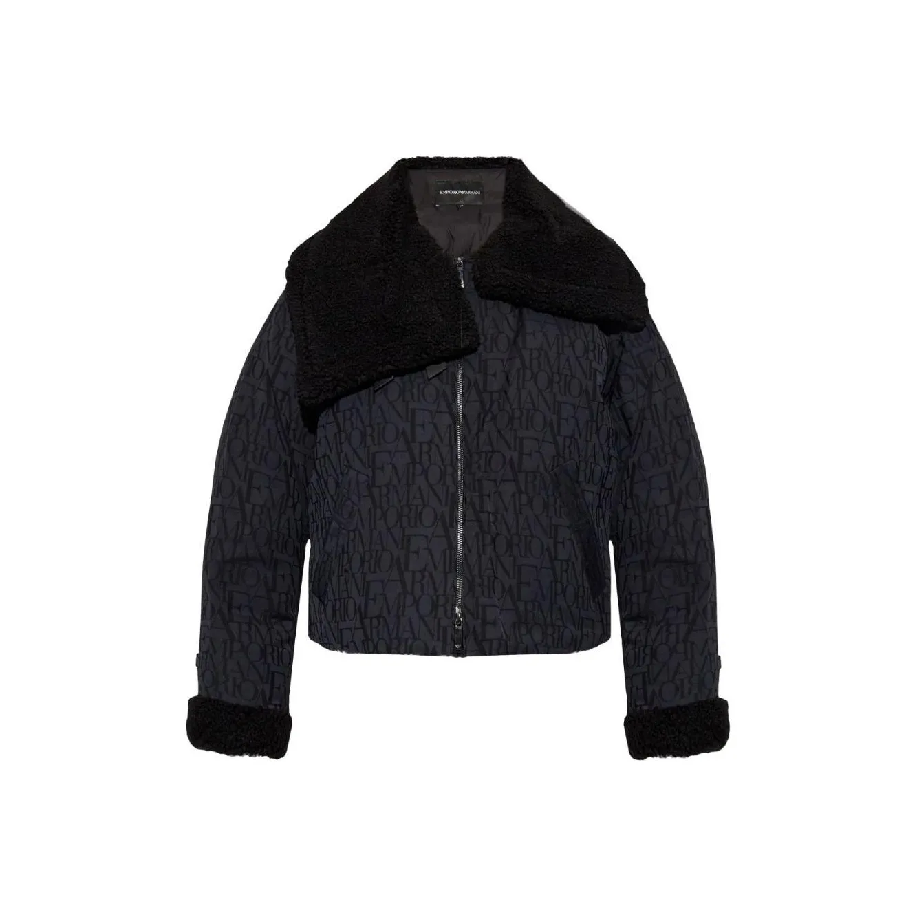 EMPORIO ARMANI Jacket With Fur Trim
