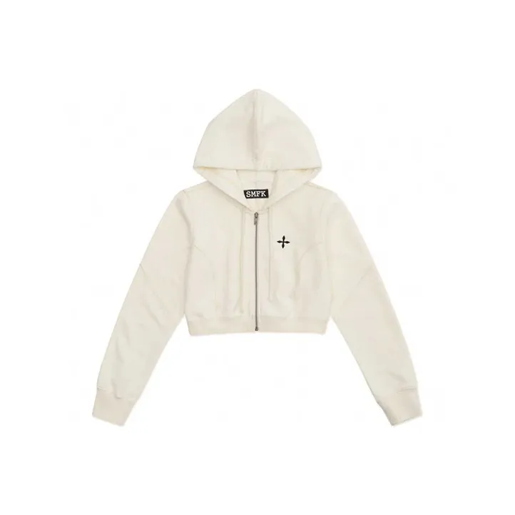 SMFK Sweatshirts Women's Milk White