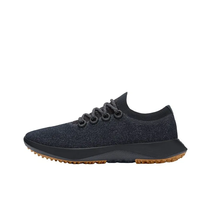 Allbirds Wool Dasher Low Топ Беговые кроссовки Men's Natural Черный хаки
